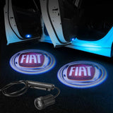 Fiat Car Door Projector Lights | LED Welcome Laser Door LOGO Light - Car Light Accessories