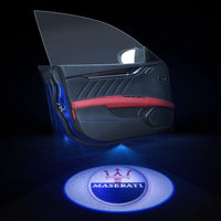 Maserati Car LED Door Projector Light | Door LOGO Welcome Lights - Lighting Decoration Upgrade