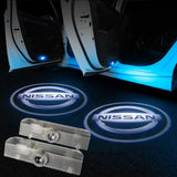 Nissan Car Door LOGO Lights | Ghost Shadow LED Welcome Laser Projector - Car Accessories