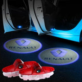 Renault Car Door LOGO Projector | Door Courtesy LED Projector Ghost Shadow Light - Car Lighting Decoration Modify