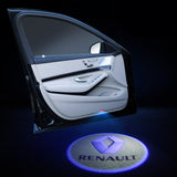 Renault Car Door LOGO Projector | Door Courtesy LED Projector Ghost Shadow Light - Car Lighting Decoration Modify