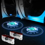 Skoda Car LED Door LOGO Projector | Ghost Shadow Lights - Lighting Decoration Modify