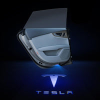 Tesla Car Door LED LOGO Projector Light | Glowing Emblem - Car Light Upgrade