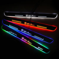 Alfa Romeo Car Customized Illuminated Door Sills | Door Sill Replacement For Car Upgrade