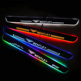 Bentley Customized Luminous Door Sill Pan | Door Sills Guards For Car Light Modification