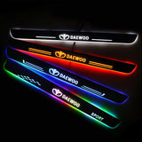 Daewoo New Door Sill Scuff Plate | Illuminated Door Sills - Car Lighting Accessories