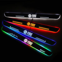 Fiat New Door Sill Scuff Plate | Illuminated Door Sills - Car Lighting Accessories