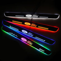 Ford Customized Luminous Door Sill Pan | Door Sills Guards For Car Light Modification