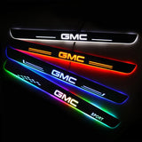 GMC Enhanced Car Door Sill Protector | Led Door Sills | Welcome Pedal - Car Lighting Accessories