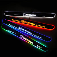 Honda Car Customized Illuminated Door Sills | Door Sill Replacement For Car Upgrade