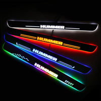 HUMMER New Door Sill Scuff Plate | Illuminated Door Sills - Car Lighting Accessories