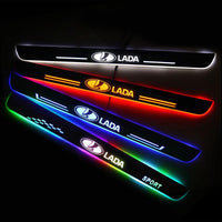 Lada Enhanced Car Door Sill Protector | Led Door Sills | Welcome Pedal - Car Lighting Accessories