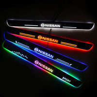 Nissan Enhanced Car Door Sill Protector | Led Door Sills | Welcome Pedal - Car Lighting Accessories