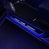 SAAB Customized Luminous Door Sill Pan | Door Sills Guards For Car Light Modification