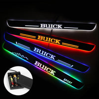 Buick Door Sill Pan | Batteries Powered LED Door Sills Entry Guards Light | Car Accessories