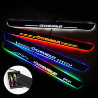 CHEVROLET Car Door Sills Exterior | Door Sill Guard | Light Accessories Power By Batteries