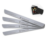 Dacia Door Sills Trim Plates | Batteries Powered Door Sill Lights For Car Decorative Light Upgrade