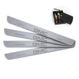 GMC Door Sill Pan | Batteries Powered LED Door Sills Entry Guards Light | Car Accessories