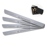 Honda Door Sills Plate | Batteries Powered Door Sill Trim Illuminated For Car light modification