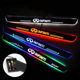 Infiniti Batteries Powered Door Sill Threshold | Lighted Door Sills | Car Light Accessories