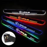 Lexus Car Door Sills Protectors | Door Sill Scuff Plate | Light Accessories Power By Batteries