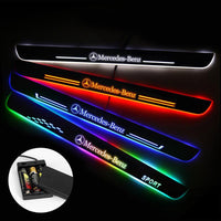 Mercedes-Benz Batteries Powered Door Sill Threshold | Lighted Door Sills | Car Light Accessories