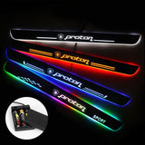 Proton Car Door Sills Exterior | Door Sill Guard | Light Accessories Power By Batteries