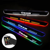 Ram Car Door Sills Protectors | Door Sill Scuff Plate | Light Accessories Power By Batteries