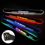 Subaru Batteries Powered Door Sill Threshold | Lighted Door Sills | Car Light Accessories