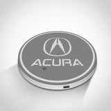 Acura LED Car Logo Coaster 2pcs