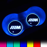 BMW LED Car Logo Coaster 2pcs