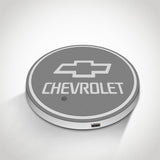 CHEVROLET LED Car Logo Coaster 2pcs