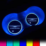 Chrysler LED Car Logo Coaster 2pcs