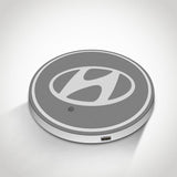 Hyundai LED Car Logo Coaster 2pcs