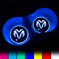 Ram LED Car Logo Coaster 2pcs