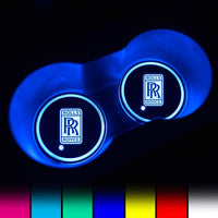 Rolls Royce LED Car Logo Coaster 2pcs