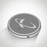 Saturn LED Car Logo Coaster 2pcs