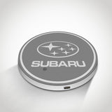 Subaru LED Car Logo Coaster 2pcs