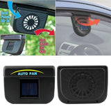 Car solar heat exhaust fan